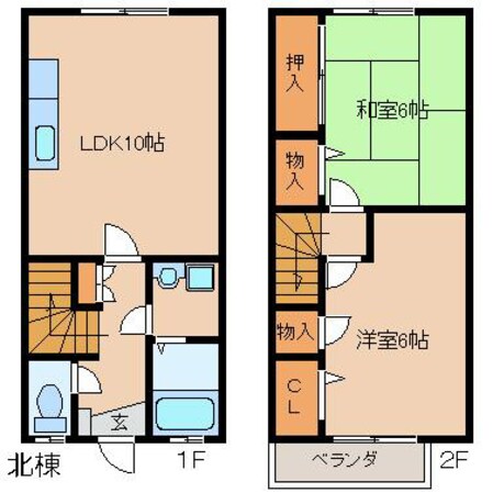 メゾンド大溝の物件間取画像